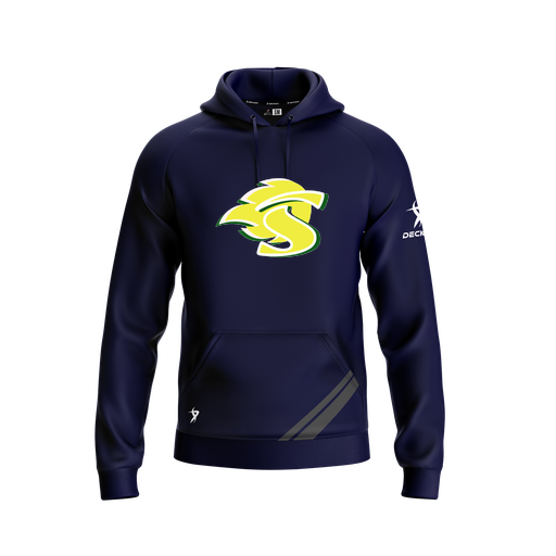 [FOLHSMNV-YXS-LOGO1] Decker Summit Hoodie (Youth XS, Navy, Logo 1)