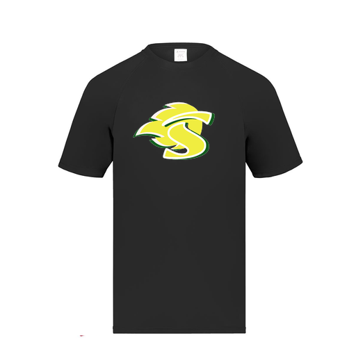 [2790.080.S-LOGO1] Men's Smooth Sport T-Shirt (Adult S, Black, Logo 1)