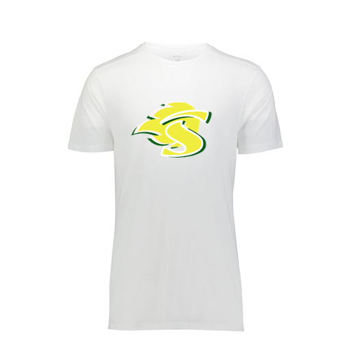 [FTSCUBWH-YS-LOGO1] Decker Youth Tri-Blend T-Shirt - Short Sleeve (Youth S, White, Logo 1)