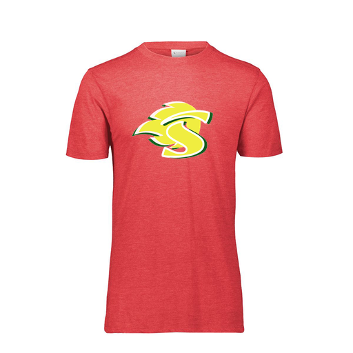 [3066.V96.S-LOGO1] Youth Ultra-blend T-Shirt (Youth S, Red, Logo 1)