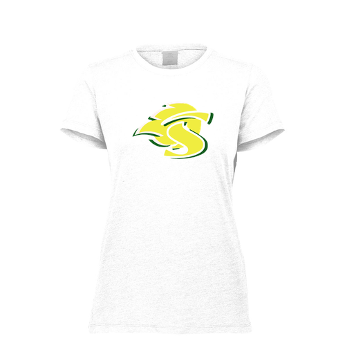 [3067.005.XS-LOGO1] Ladies Ultra-blend T-Shirt (Female Adult XS, White, Logo 1)