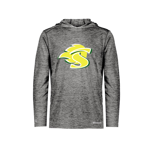 [FOLHCGBK-AS-LOGO1] Decker Men's Charge Hoodie (Adult S, Black, Logo 1)