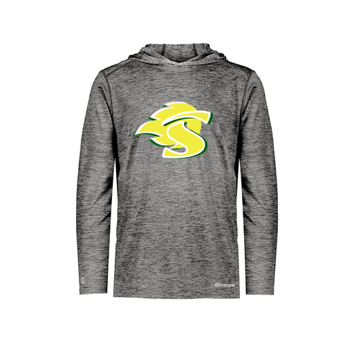 [FOLHCGBK-YS-LOGO1] Decker Youth Charge Hoodie (Youth S, Black, Logo 1)