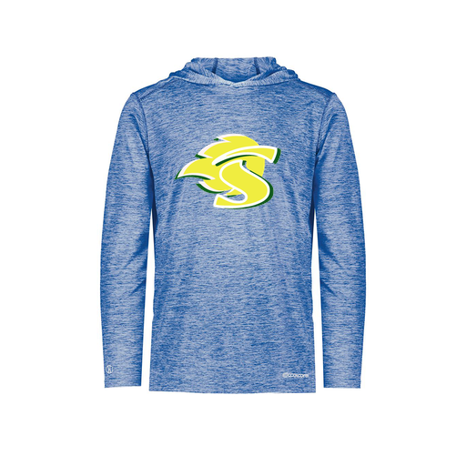 [FOLHCGRY-YS-LOGO1] Decker Youth Charge Hoodie (Youth S, Royal, Logo 1)