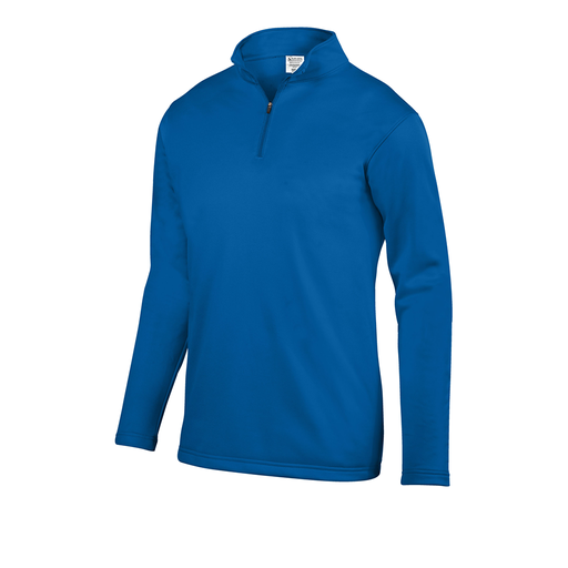 [DFW-FFQZ-RYL-AS-LOGO5] Decker Men's FlexFleece 1/4 Zip (Adult S, Royal, Logo 5)